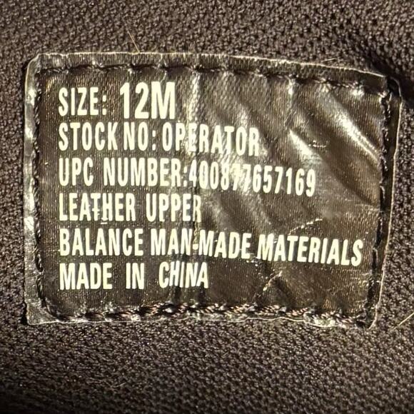 GBX Operator Chunky Brown Leather Oxford Shoes Men’s 12 - Picture 5 of 8